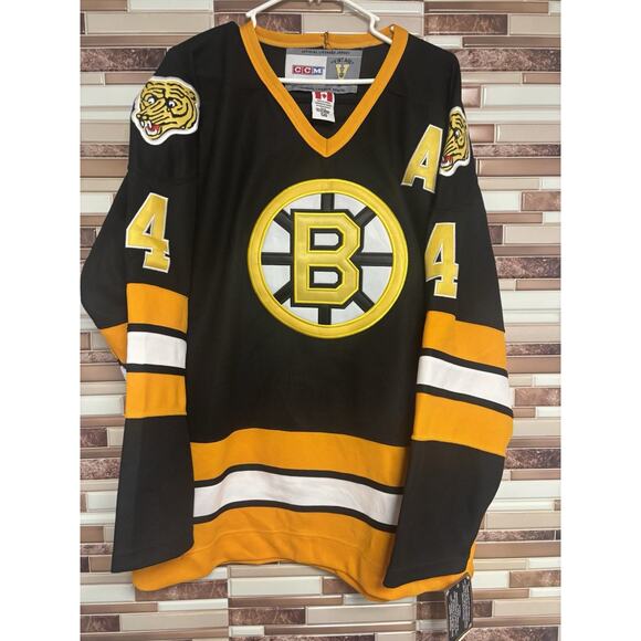 NHL Hockey Vintage Boston Bruins Bobby Orr #4 Jersey 50 XL Black CCM NWT - Picture 3 of 6